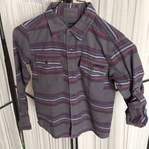 Dkny casual roll up shirt